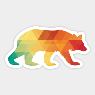 Bear Harlequin Sticker